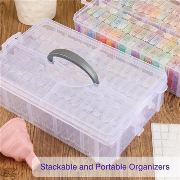 Slots 4-Tier Diamond Painting Accessories Storage Container - Picture 5 of 8